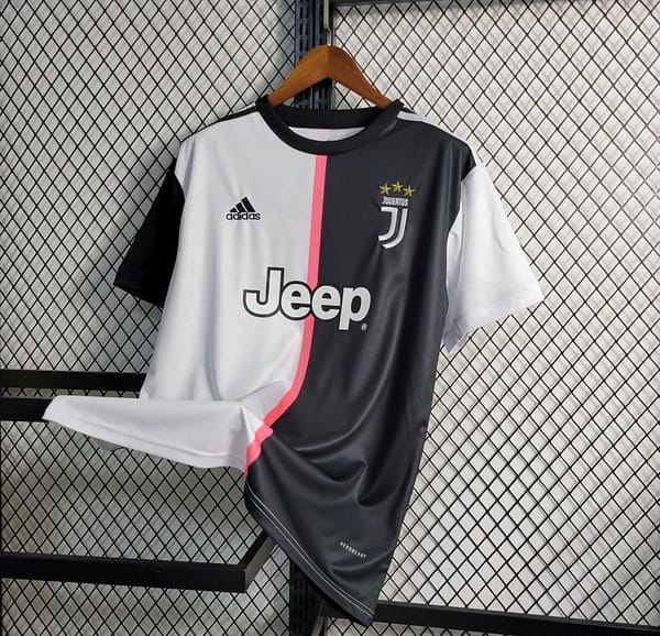 Retro 19/20 Juventus Home Soccer Jersey - Image 5