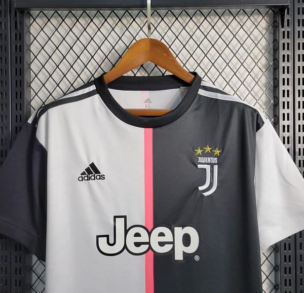Retro 19/20 Juventus Home Soccer Jersey - Image 8