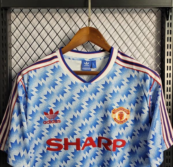 Retro 90/92 Manchester United Away Jersey - Image 7