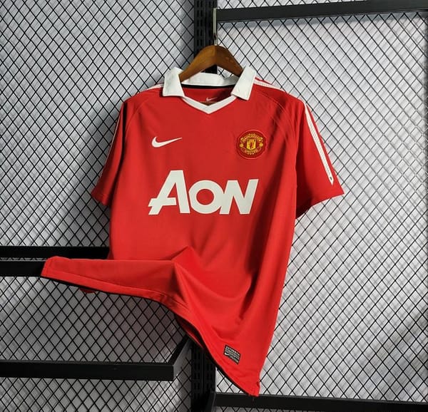Retro 10-11 Manchester United Home Jersey - Image 6