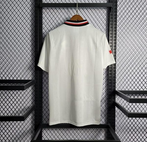 Retro 97-99 Manchester United White Jersey - Image 2