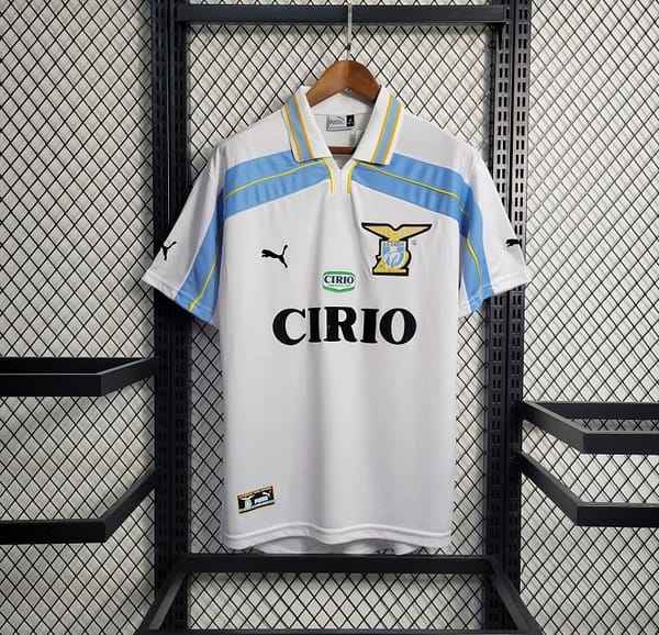 Retro 1998-00 Lazio Third White Jersey