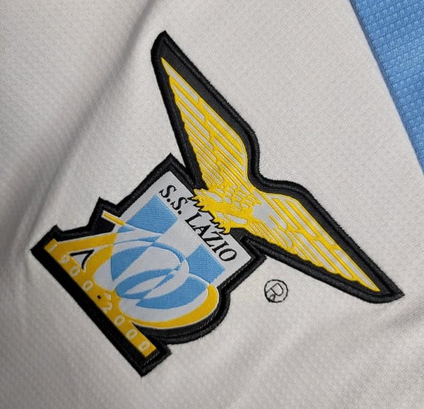 Retro 1998-00 Lazio Third White Jersey - Image 4