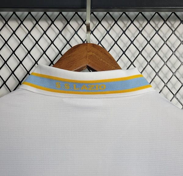 Retro 1998-00 Lazio Third White Jersey - Image 6