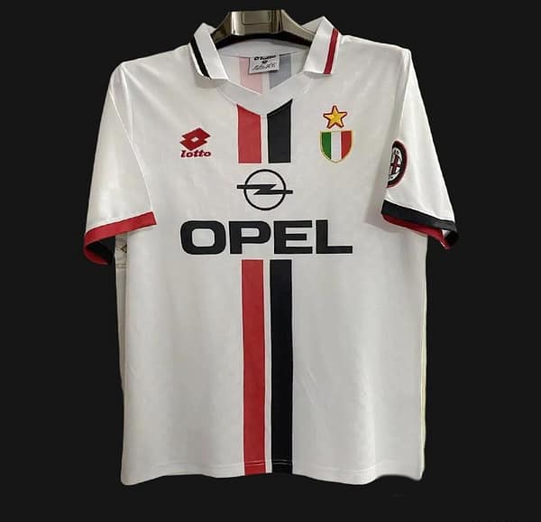 Retro 95/97 AC Milan Away White Jersey