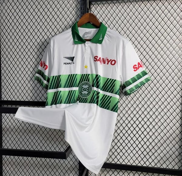 Retro 97-98 Brazil Team Coritiba Home Jersey - Image 6