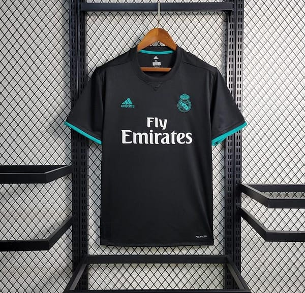 Retro 17-18 Real Madrid Away Black Jersey