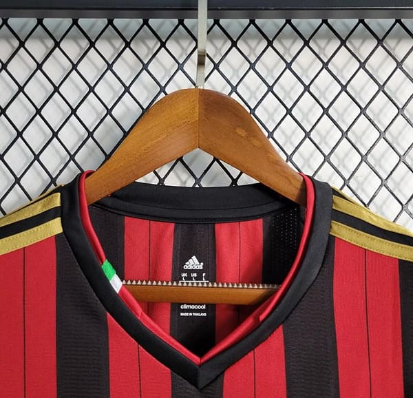 Retro 2013-14 AC Milan Home Jersey - Image 3