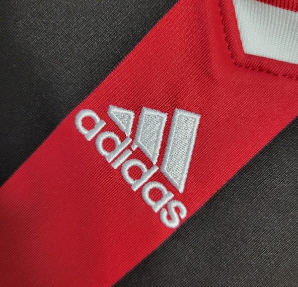 Retro Long Sleeve 2009-10 AC Milan Home Jersey - Image 9