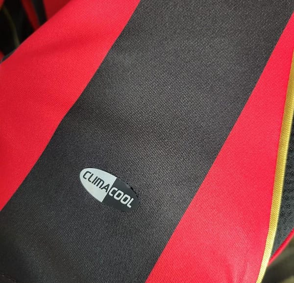 Retro Long Sleeve 2006-07 AC Milan Home Jersey - Image 5