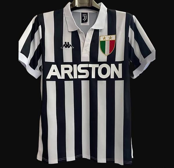 Retro 84/85 Juventus Home Jersey