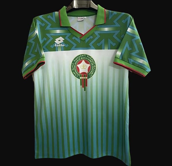 Retro 1994 Morocco Away Green Jersey