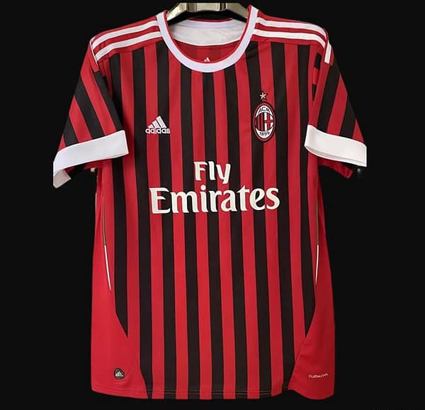 Retro 11/12 AC Milan Home Jersey