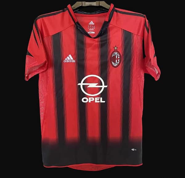 Retro 04/05 AC Milan Home Authentic Jersey - Image 5