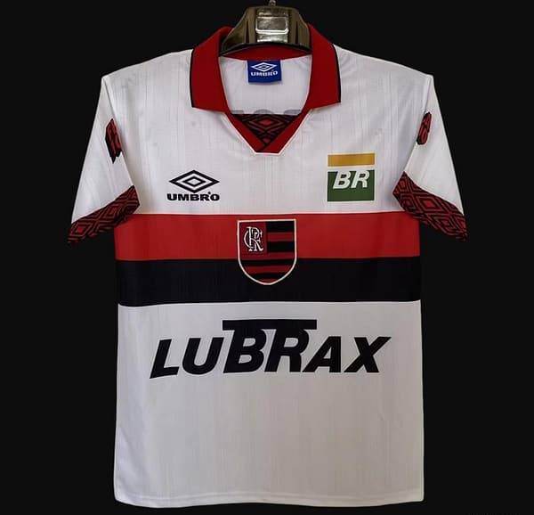 Retro 95/96 Flamengo Away White Special Edition Jersey