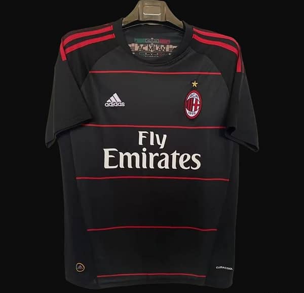 Retro 10/11 AC Milan Third Black Jersey