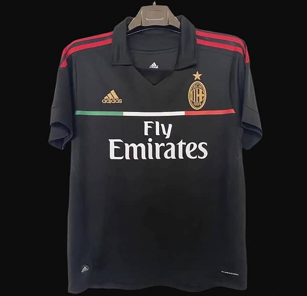 Retro 11/12 AC Milan Third Black Jersey