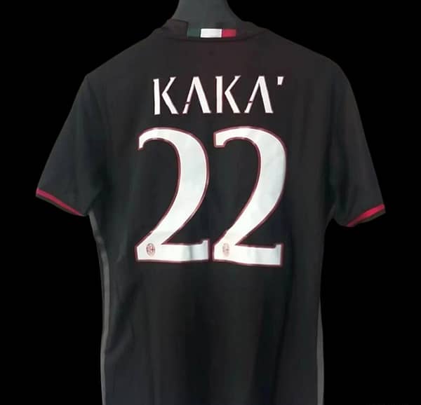 Retro 16 17 AC Milan Home Jersey With Serie A Full Patches - Image 2