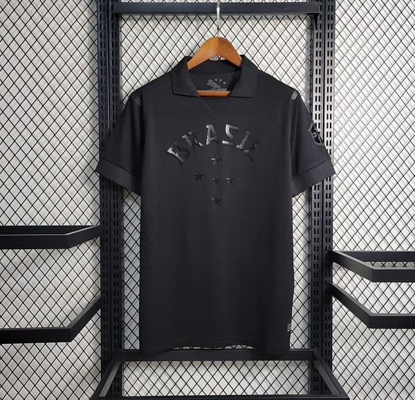 Retro 2013 Brazil Black Jersey