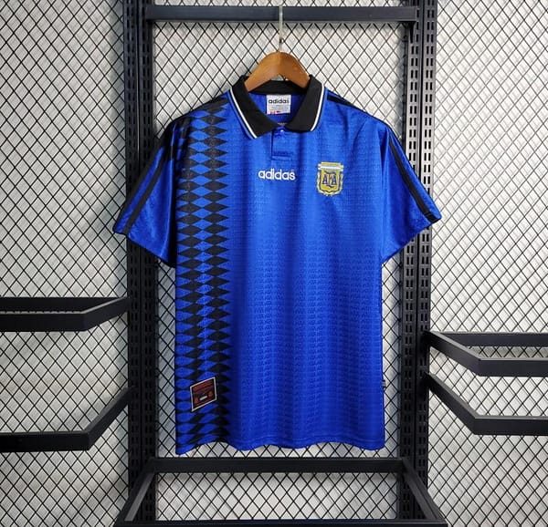 Retro 1994 Argentina Away Blue Jersey