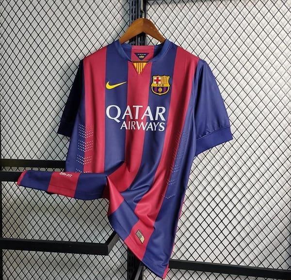 Retro 2014/15 Barcelona Home Jersey - Image 10