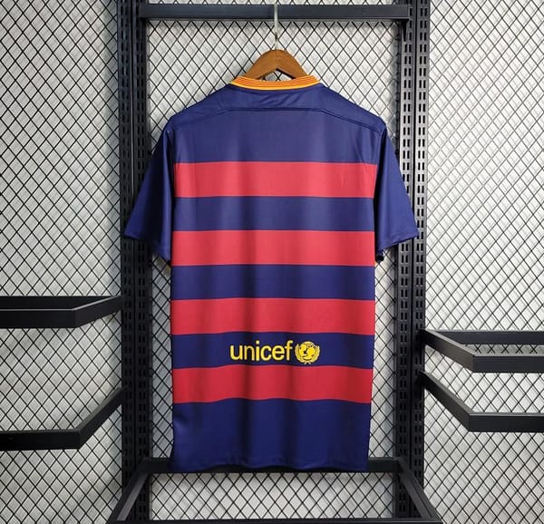 Retro 15/16 Barcelona Home Jersey - Image 3