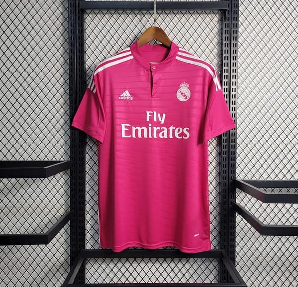 Retro 14-15 Real Madrid Away Pink Jersey