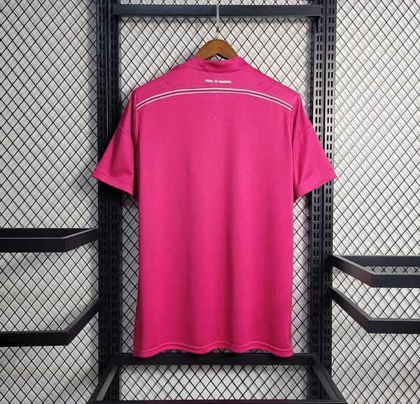 Retro 14-15 Real Madrid Away Pink Jersey - Image 7