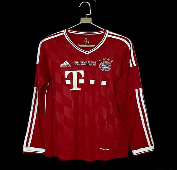 Retro 13 14 Bayern Munich Home Champion Long Sleeve Jersey