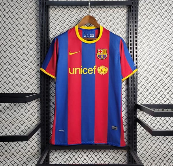 Retro 10/11 Barcelona Home Jersey