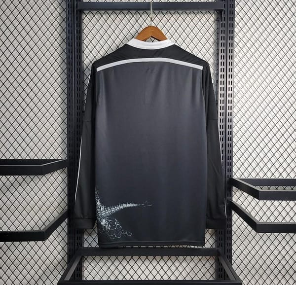 Retro 14/15 Real Madrid Third Black Dragon Long Jersey - Image 3