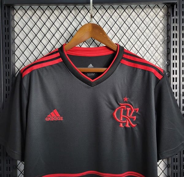 20/21 Flamengo Third Black Jersey - Image 8