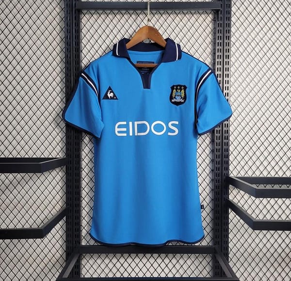 Retro 01/02 Manchester City Home Jersey