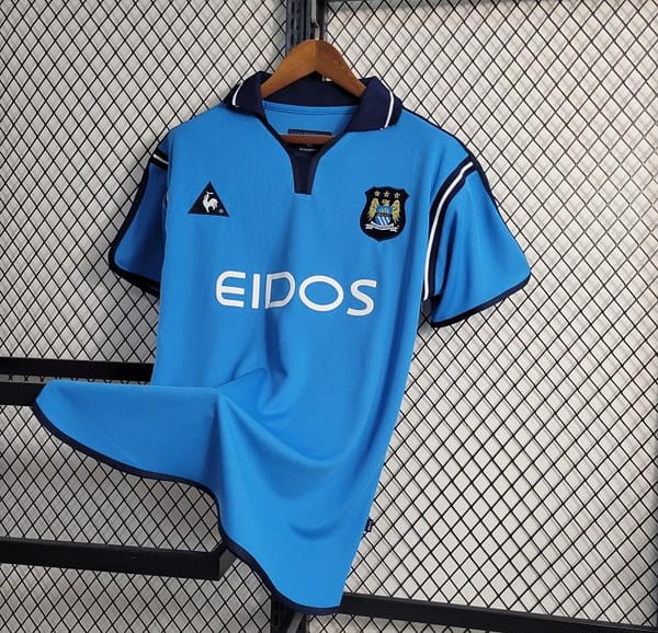 Retro 01/02 Manchester City Home Jersey - Image 5