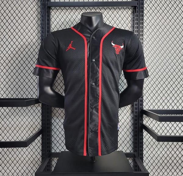 NBA Bull Stadium Black Jersey