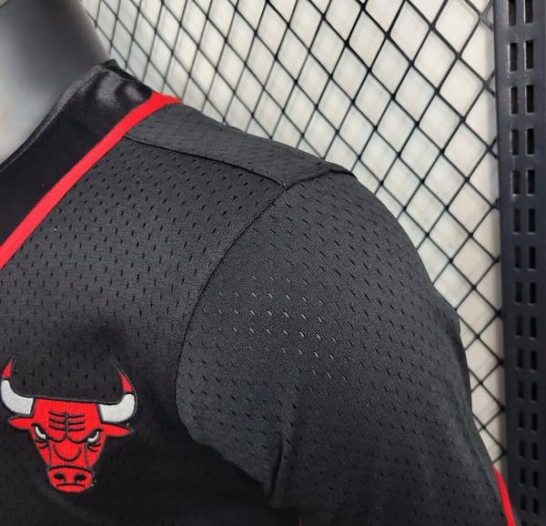 NBA Bull Stadium Black Jersey - Image 3