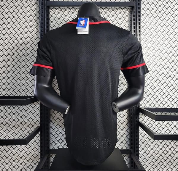 NBA Bull Stadium Black Jersey - Image 8