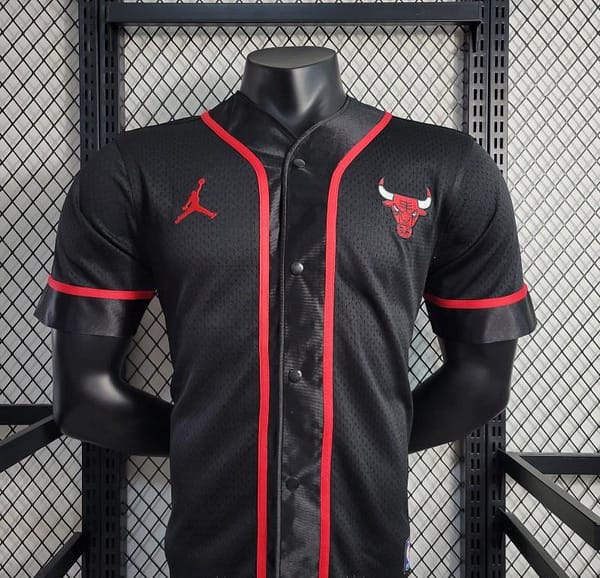 NBA Bull Stadium Black Jersey - Image 9