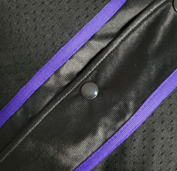 2023 NBA Lakers STATEMENT BASEBALL Black Jersey - Image 7