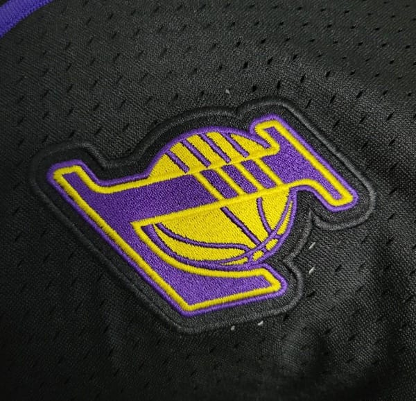 2023 NBA Lakers STATEMENT BASEBALL Black Jersey - Image 8