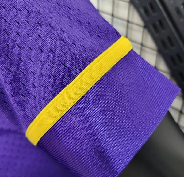 2023 NBA Lakers STATEMENT BASEBALL Purple Jersey - Image 6