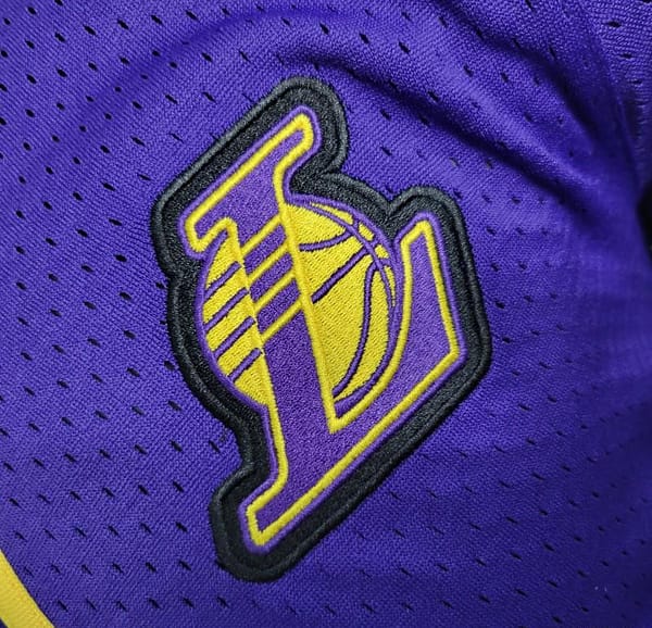 2023 NBA Lakers STATEMENT BASEBALL Purple Jersey - Image 8