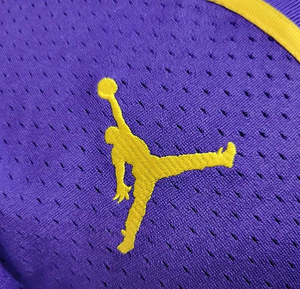 2023 NBA Lakers STATEMENT BASEBALL Purple Jersey - Image 13