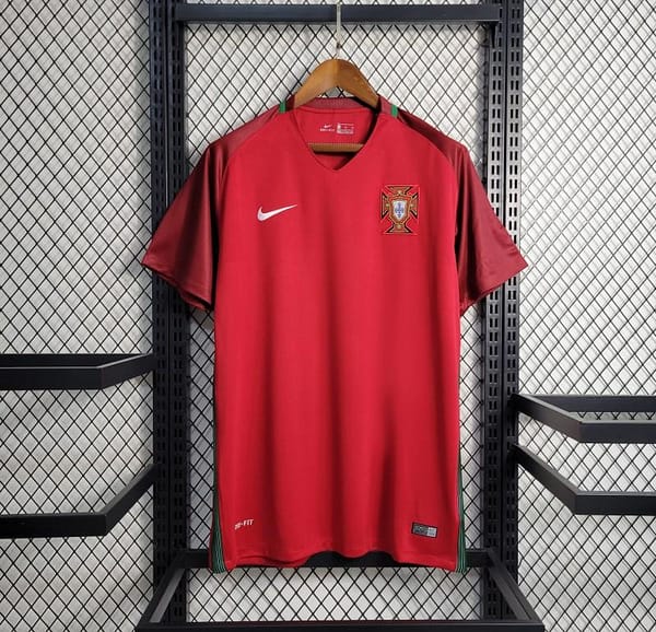 Retro 2016 Portugal Home Jersey