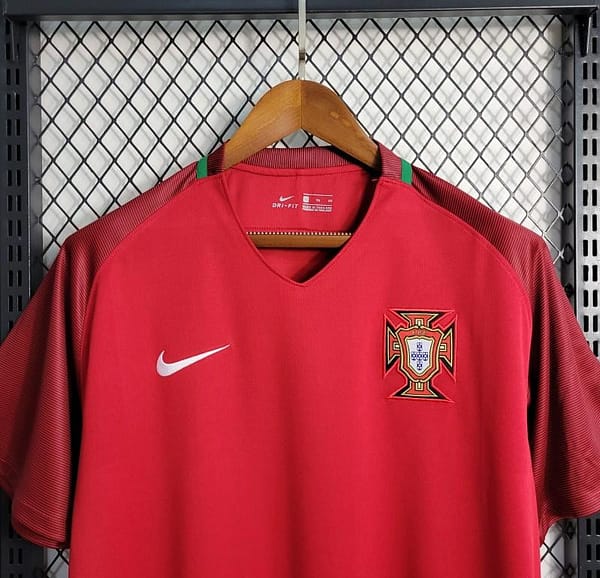 Retro 2016 Portugal Home Jersey - Image 3