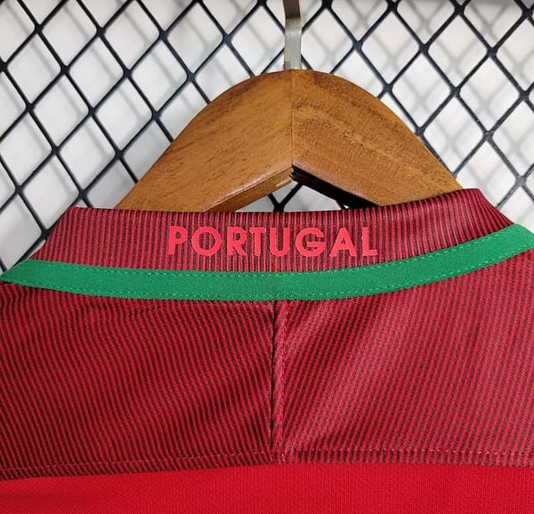Retro 2016 Portugal Home Jersey - Image 6