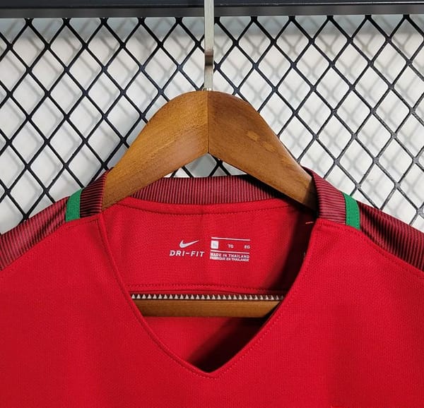 Retro 2016 Portugal Home Jersey - Image 11