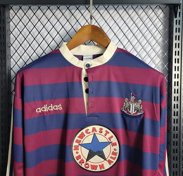 Retro1995-96 Long Sleeve Newcastle Away Soccer Jersey - Image 5