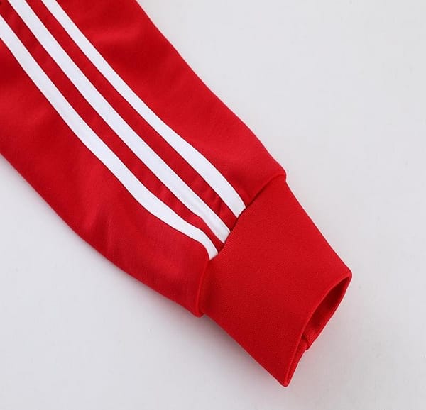 2023 Bayern Munich Red Hoodie Full Zipper Tracksuit - Image 17