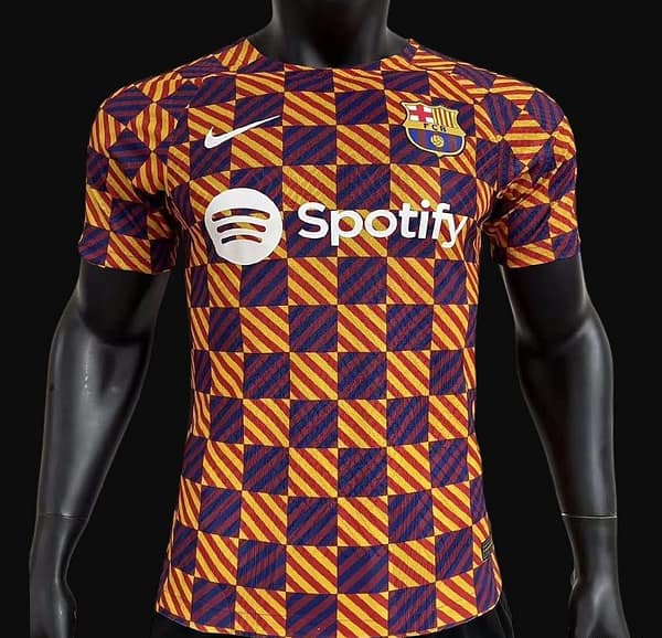 Player Version 22 23 Barcelona Orange Training Jersey